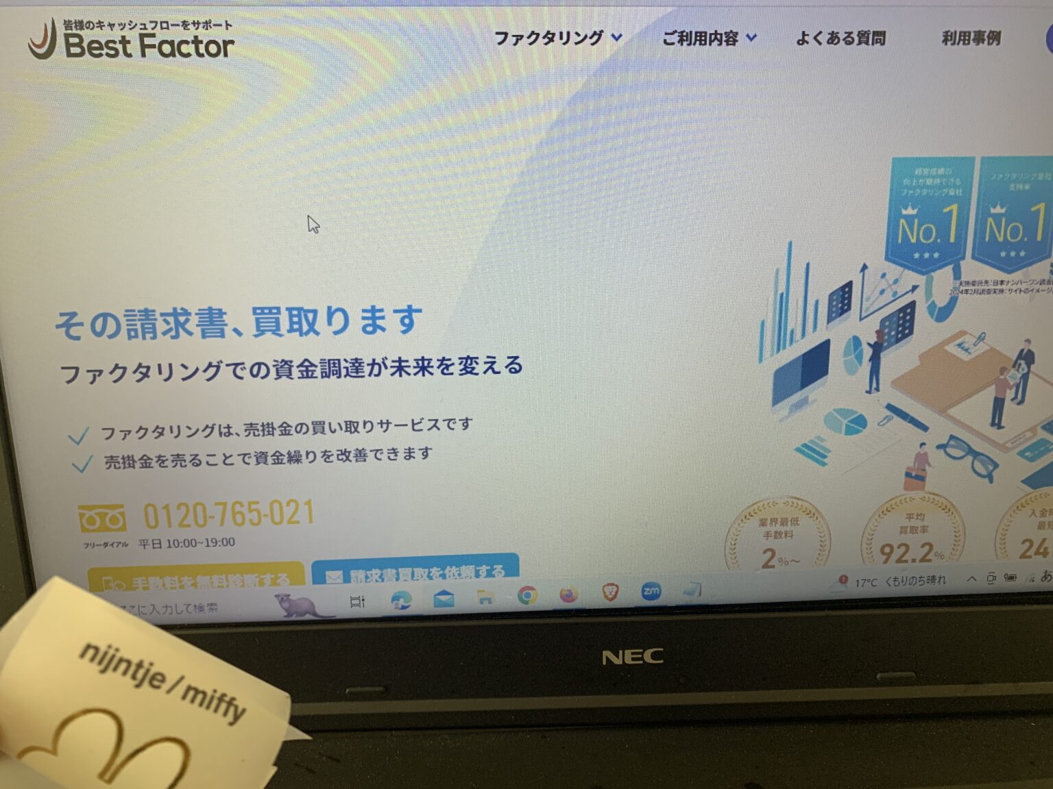 ベストファクター画像